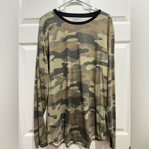 Carbon Camo long sleeve urban cut shirt